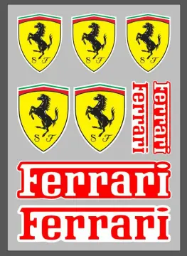 Shop Ferrari Logo Sticker online