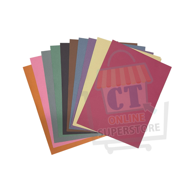 Construction Paper 9x12 (20sheets) assorted color Lazada PH