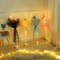 [COD] Night Stall Bouquet Wholesale New Transparent Bobo Push