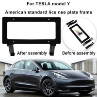 New Energy License For Tesla Model 3/Y Plate Frame Model Y Model 3 Side Car Front Modification Accessories Artifact Parts 2023