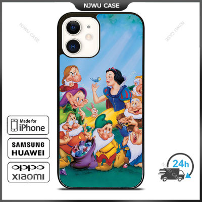 Snow White And The Seven Dwarfs Phone Case for iPhone 14 Pro Max / iPhone 13 Pro Max / iPhone 12 Pro Max / XS Max / Samsung Galaxy Note 10 Plus / S22 Ultra / S21 Plus Anti-fall Protective Case Cover