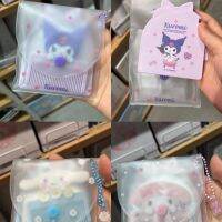 2022 Sanrioes Anime Kuromi ของฉัน Melody Cinnamoroll กระจกหวีตั้งการ์ตูนแบบพกพากระจกแต่งหน้า Kawaii ของขวัญวันเกิดของเล่นสาว