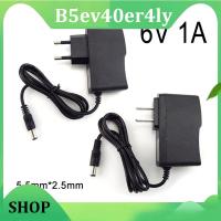 B5ev40er4ly Shop AC DC 100V-240V 6V 1A Power Supply Adapter Charger Converter Transformer CCTV Camera LED Strip Lamp 5.5mm*2.5mm US EU Plug E1