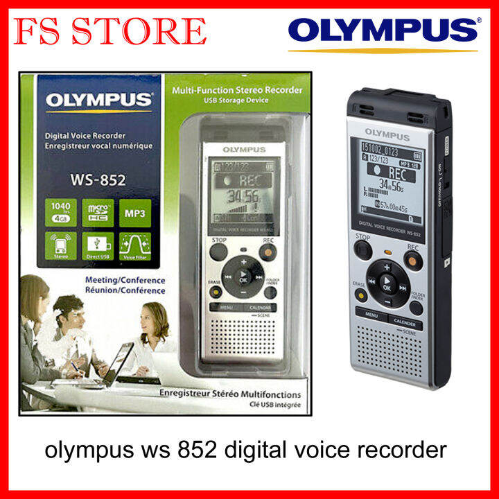 OLYMPUS ORIGINAL MALAYSIA WS852 WS852 VOICE RECORDER DIGITAL Lazada