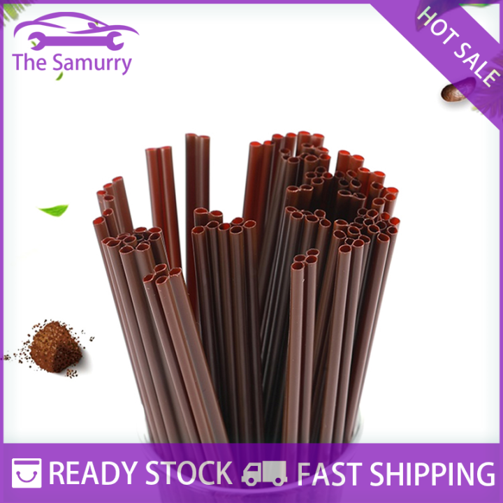 Samurry ✨Hot Sale✨ Car 100Pcs Coffee Stirrers Disposable Plastic