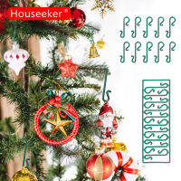 Houseeker 10Pcs S-Shape Hooks สำหรับตกแต่งต้นคริสต์มาสห้องครัวห้องนอนราวบันไดไม้แขวนเสื้อผู้ถือ Clasp แขวนเครื่องประดับคริสต์มาสไม้แขวนเสื้อเครื่องมือ