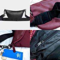 Adidas polyester waist bag ดีเทลสวยๆเป็นโลโก้ตัวนูนด้านหน้า สายคาดโซ่ต่อหนังดูเก๋มีสไตล์ ใช้งานได้ทั้งคุณผู้ชายและคุณผู้หญิงเลยคร้า!!