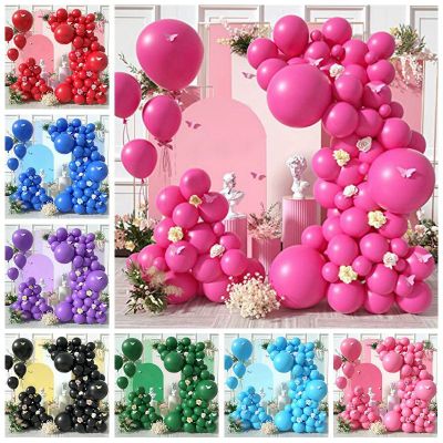 【CC】 Colorful Garland Arch 5/10/12/18 Inch Balloons Decorations for Birthday Graduation Valentines Day Baby
