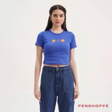 Fitted Crop Top T Shirt