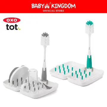 Order the OXO Tot On-The-Go Drying Rack & Bottle Brush online