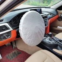 Car Steering Wheel Sunshade Side Window Shade Silver Coated Cloth Steering Wheel Cover Sunscreen Insulation