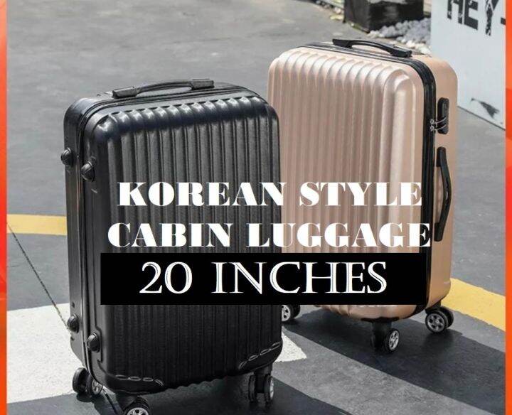 Cabin Luggage Korean Style 20 inches Lazada Singapore