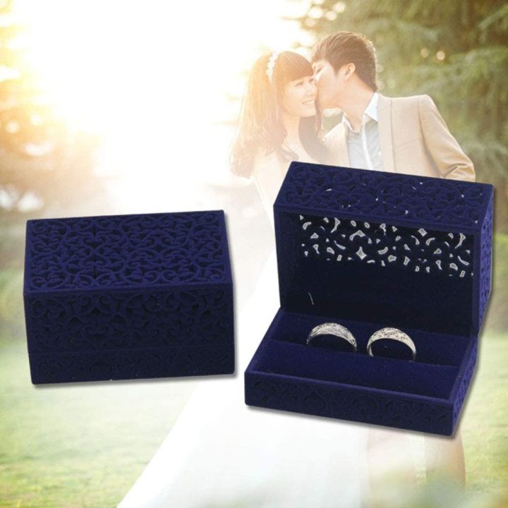 engagement-proposal-bearer-couple-ceremony-case-jewellry-gift-earring-wedding-double-ring-velvet-box