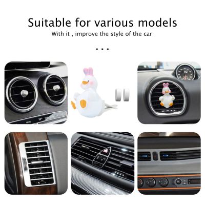 【CC】₪  Cars Air Freshener Fragrances Ornaments with Fragrant Tablets Vent Clip Type Aromatherapy Interior Decorations