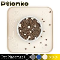 Pet Placemats Cat Dog Food Pads Non-Slip Silicone Puppy Feeding Pads Cat Bowl Pads Easy To Clean and Wash Puppy Pet Supplies