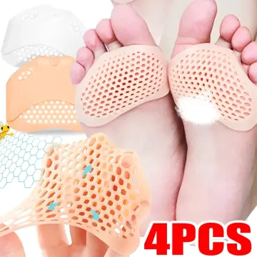 Forefoot Pad with Toe Spreader, Silicone Gel Half Insoles for Metatarsal  Forefoot Pain Relief