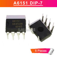 5Pcs A6251 DIP-7 STR-A6251 A6251M DIP7 STR-A6251M DIP 15W Flyback ตัวควบคุม IC ใหม่