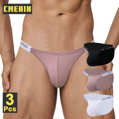 CMENIN 3 ชิ้นผ้าฝ้ายใหม่ชุดชั้นในชายเซ็กซี่กางเกงในชายกางเกงชั้นในนุ่มกางเกงในชายกางเกงชั้นในชาย CK11