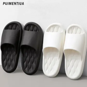 2023 Men Platform Slippers Shoes Unisex Summer Beach Eva Soft Sole Slide  Sandals Leisure Women Indoor Bathroom Anti-slip Slides
