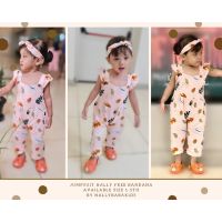 Hallybaba Kids - JUMPSUIT RAYON ANAK 1-5Th HALLY FREE BANDANA OVERALL RAYON ANAK