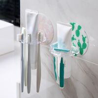 1PC Plastic Toothbrush Holder Toothpaste Storage Rack Dispenser Accessories