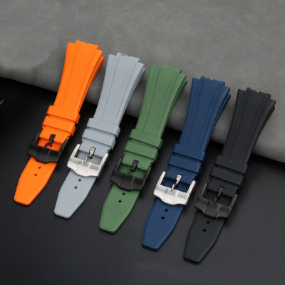 พรีเมี่ยมเกรด Fluoro ยางนาฬิกาสำหรับ GA-21002110 GM-110GM5600สายโลหะหัวเข็มขัดผีเสื้ออุปกรณ์เสริม