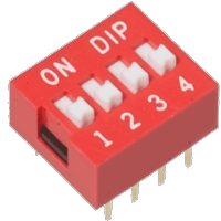 4 Bit DIP Switch สวิตซ์เลื่อน