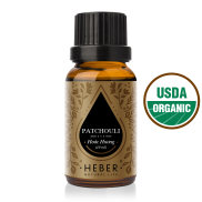Heber Natural Life Patchouli Essential Oil Organic USDA 100% Pure Natural