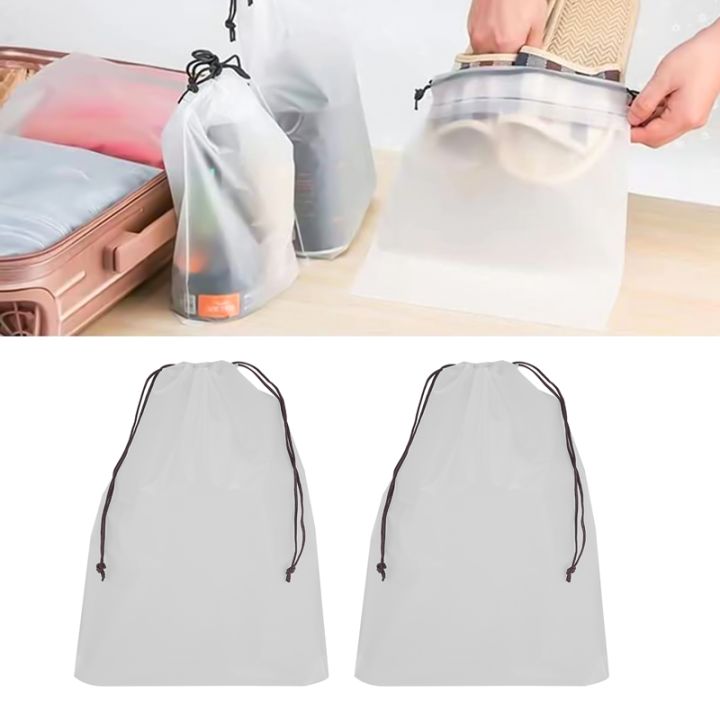 50-pieces-translucent-shoes-bags-for-travel-storage-packing-large-clear-drawstring-bags-portable-shoe-bags-organizer