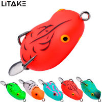 Colorful Mini Thunder Frog Hook Frog Baits Fishing Lures Topwater Floating Lure Smooth Surface Mini Size With Box Package