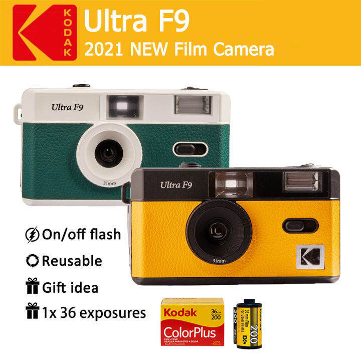 เหมาะสําหรับ Kodak Retro Ultra F9 กล้องฟิล์มนํากลับมาใช้ใหม่ได้ 35 มม. ...