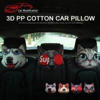 1PCS New Husky Funny Expression Pillow Stuffed Toy Furniture Office Good Gift Spoof Toy Soft Kawaii Car Headrest