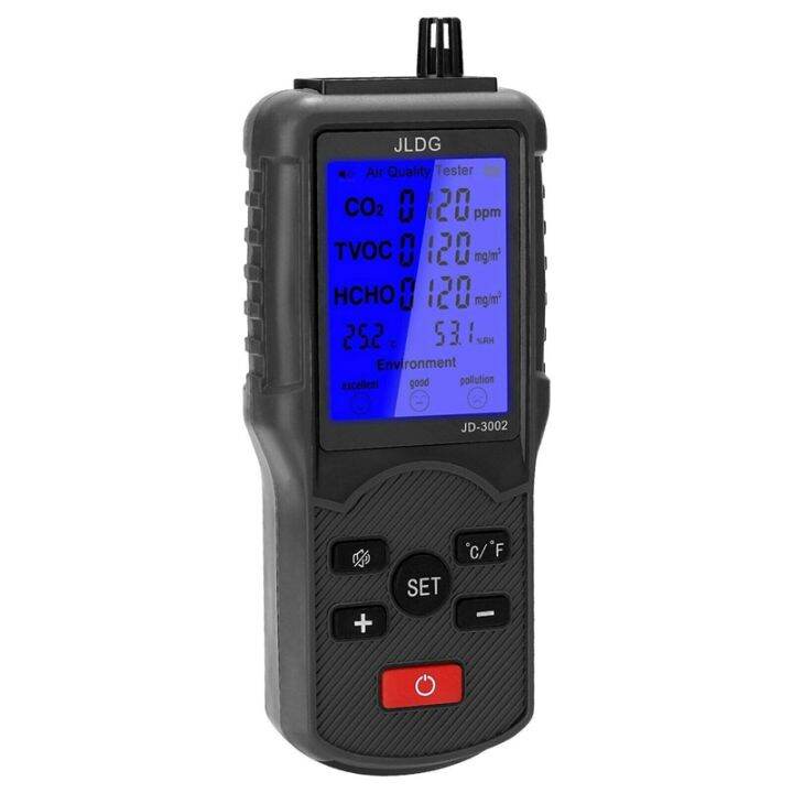 jldg-air-quality-tester-co2-tvoc-meter-temperature-humidity-measuring-device-carbon-dioxide-monitor-with-lcd-screen