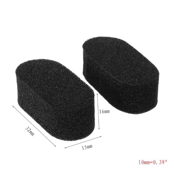 2ชิ้นแถบคาดศีรษะฟองน้ำสีดำสำหรับแถบคาดศีรษะแผ่นโฟมสำหรับชุดหูฟัง-koss-porta-ให้เสียงที่สดใสมากขึ้น