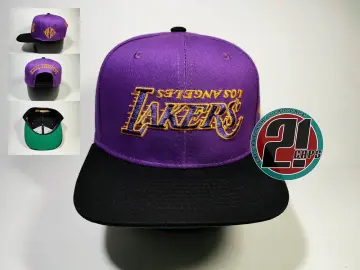  Mitchell & Ness Los Angeles Lakers Vintage Solid Wool Black &  Yellow Logo Adjustable Hat Cap NBA : Sports & Outdoors