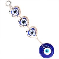 สีฟ้าตุรกีสำหรับ EVIL EYE พระเครื่องแขวนผนังจี้ตกแต่งบ้านเครื่องประดับหัวใจรถบ้านสำหรับการป้องกันของขวัญให้พรโชคดี-lihanrui