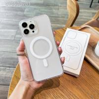 ┇เคสสำหรับ iPhone 13 11iPhone12ProMax Clear Case IPhone 14 Complete Package Wireless Magnetic Charging
