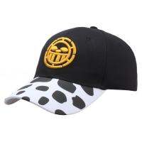 ⊙✥ visor cap Anime One Piece Trafalgar Law Sign Skull Head Baseball Caps Sunhat Cosplay cap