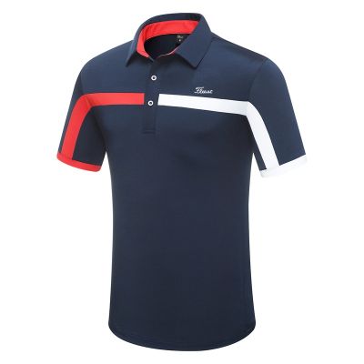 Golf clothes mens outdoor sports clothing short-sleeved quick-drying clothes T-shirt POLO shirt breathable top summer W.ANGLE Honma UTAA Master Bunny Callaway1 J.LINDEBERG SOUTHCAPE Amazingcre✒❣✼