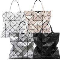 2023 New isseyˉ miyakeˉ Classic Versatile Tote Bag Light Oblique Span Sequins Rock Splice Diamond Grid Geometry Bag