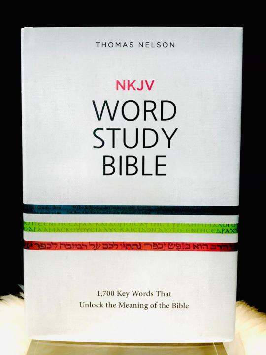 NKJV Word Study Bible, Hardcover, Red Letter: 1,700 Key Words that ...