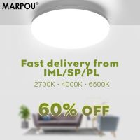 ZZOOI Marpou Clearance Promotion led ceiling light Round Square 48W 36W 24W 18W Ceiling lamp 110V 220V led lights for room Bedroom