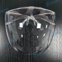 (Full Face Shield For Child) 2021NEW childrens face HD anti-fog PC fashion oversized glasses transparent for Kids TAO3C