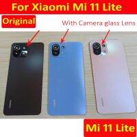 【▼Hot Sales▼】 jiejiu65879742 6.55Quot; ที่ครอบสำหรับ Xiaomi กระจกหลัง Mi 11 Lite เคสฝาหลัง Mi11 Lite พร้อมฝาครอบเลนส์กล้อง