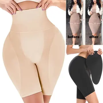 Women Butt Lifter Hip Enhancer Padded Shorts Body Shaper Tummy Control  Panties Shapewear Big Fake Ass Booty Seamless Sexy S-6xl Beige