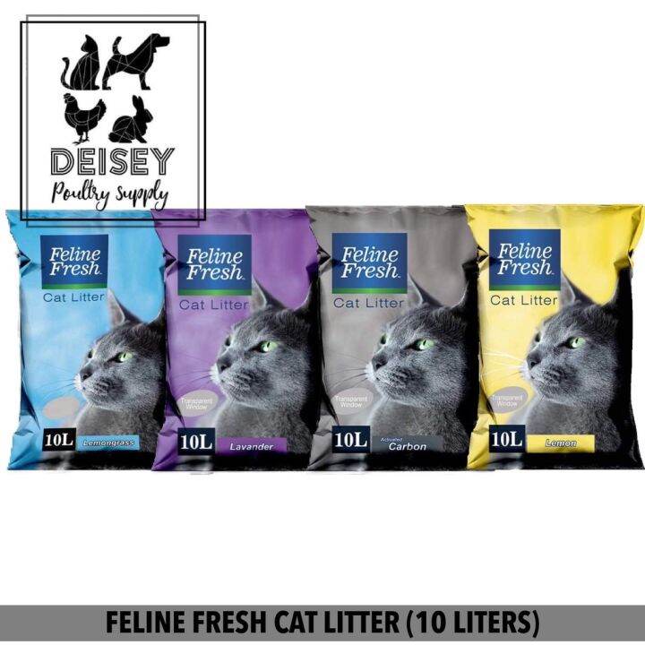 FELINE FRESH BENTONITE CAT LITTER CHOOSE SCENT (10 LITERS) Lazada PH