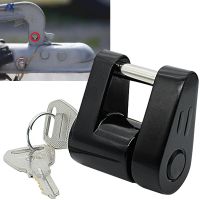 Trailer Hitch Coupler Lock Heavy-Duty Hook Lock Anti-Theft Durable Trailer Coupler Padlock Repalcement Parts Security Protector