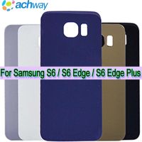 【Worth-Buy】 5.1Quot; สำหรับกระจกด้านหลัง Samsung Galaxy S6ฝาครอบ G920 G925ตัวเรือน G928 S6ขอบ S6สติกเกอร์มีกาว S6edge