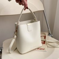 Spring Fashion Small Bag Female 2022 New Trendy Korean Simple Solid Color Fashion Messenger One Shoulder Portable Bucket Bag