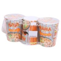 ✨Sale✨ มาม่า คัพ บะหมี่ถ้วยกึ่งสำเร็จรูป รสต้มยำกุ้ง 60กรัม x 3 ถ้วย Mama Cup Shrimp Tom Yum Flavour Instant Cup Noodles 60g x 3pcs